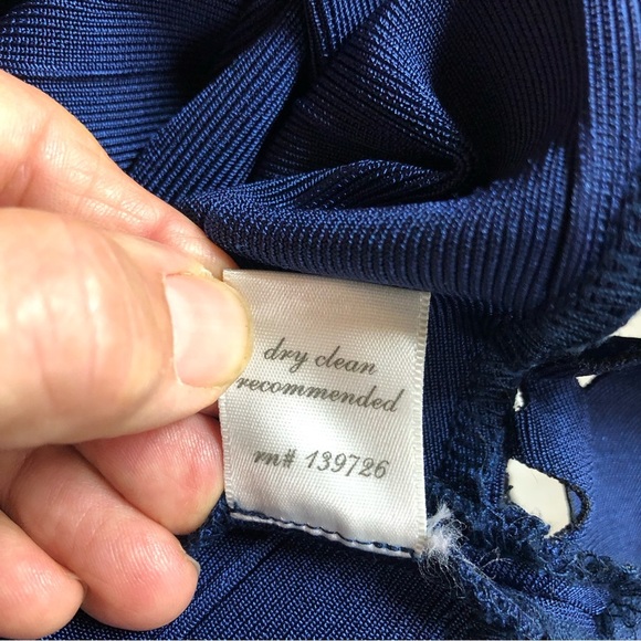 Alya Women’s Dress Bandage V Neck Sleeveless Cut Out Scalloped Hem - Picture 9 of 11